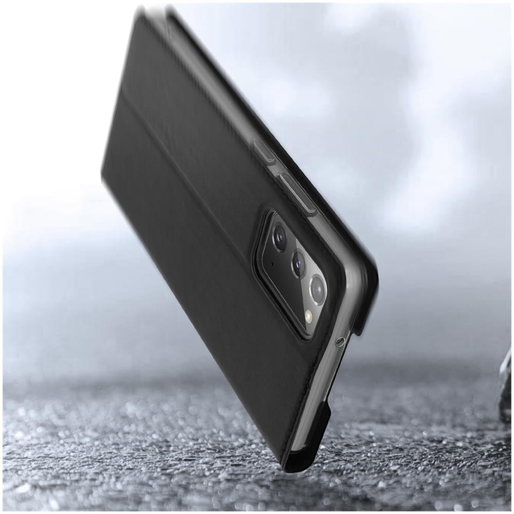 Custodia Per Samsung Galaxy Note 20 Portadocumenti Supporto Video Nero - Foto 5