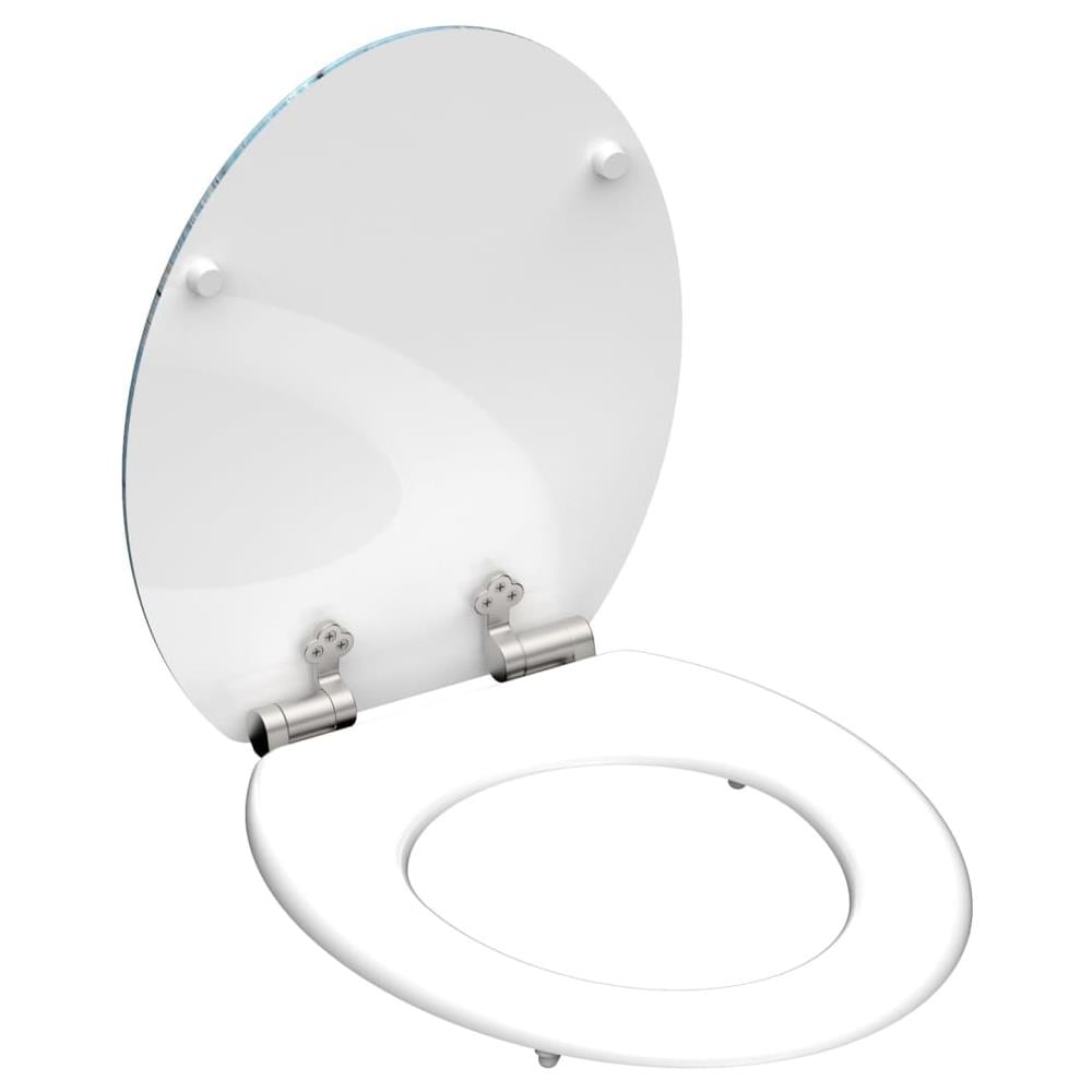 Tavoletta WC Lucida con Chiusura Ammortizzata SHELL HEART MDF - Foto 3