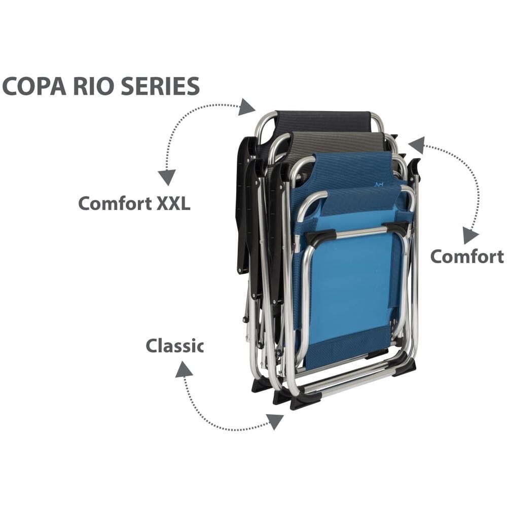 Sedia Da Campeggio Pieghevole Copa Rio Comfort Xxl Sabbia - Foto 4