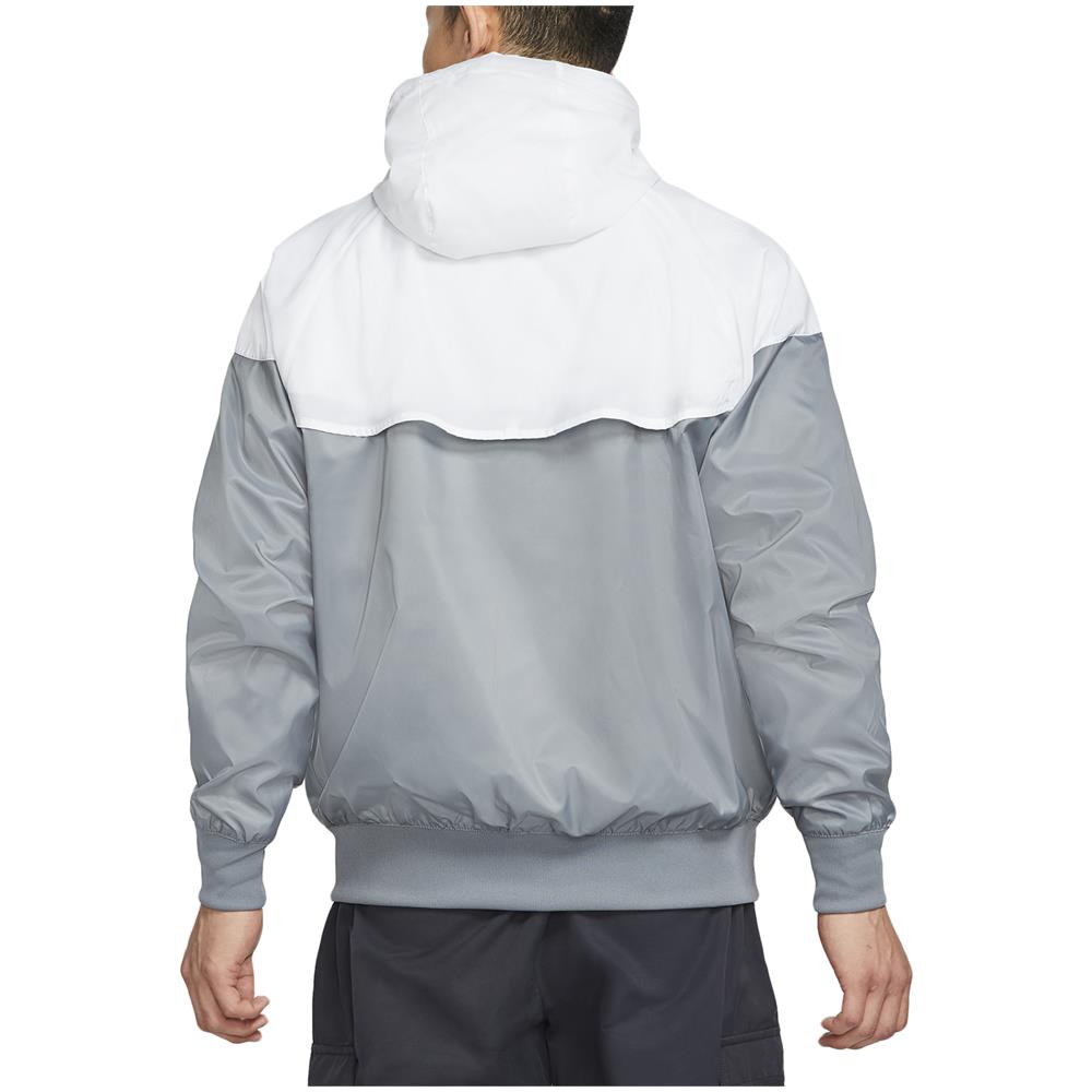 Giacca A Vento Da Uomo Con Cappuccio Windrunner Grigio Taglia M Cod Da0001-084 - Foto 2