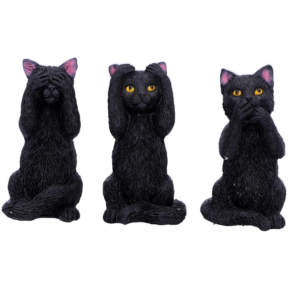 Nemesis Now - Three Wise Felines 8.5cm - Foto 1