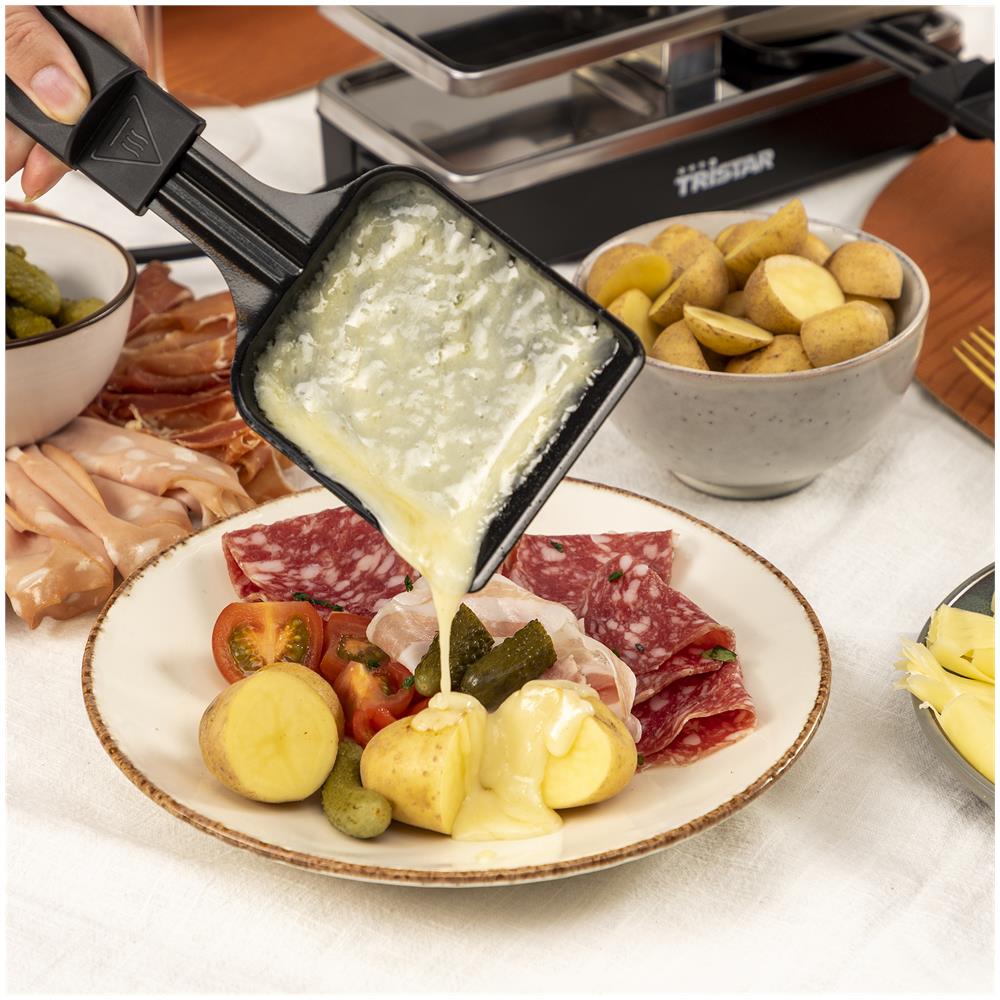 RA-2742 griglia per raclette 4 persona (e) 800 W Nero, Acciaio inossidabile - Foto 12