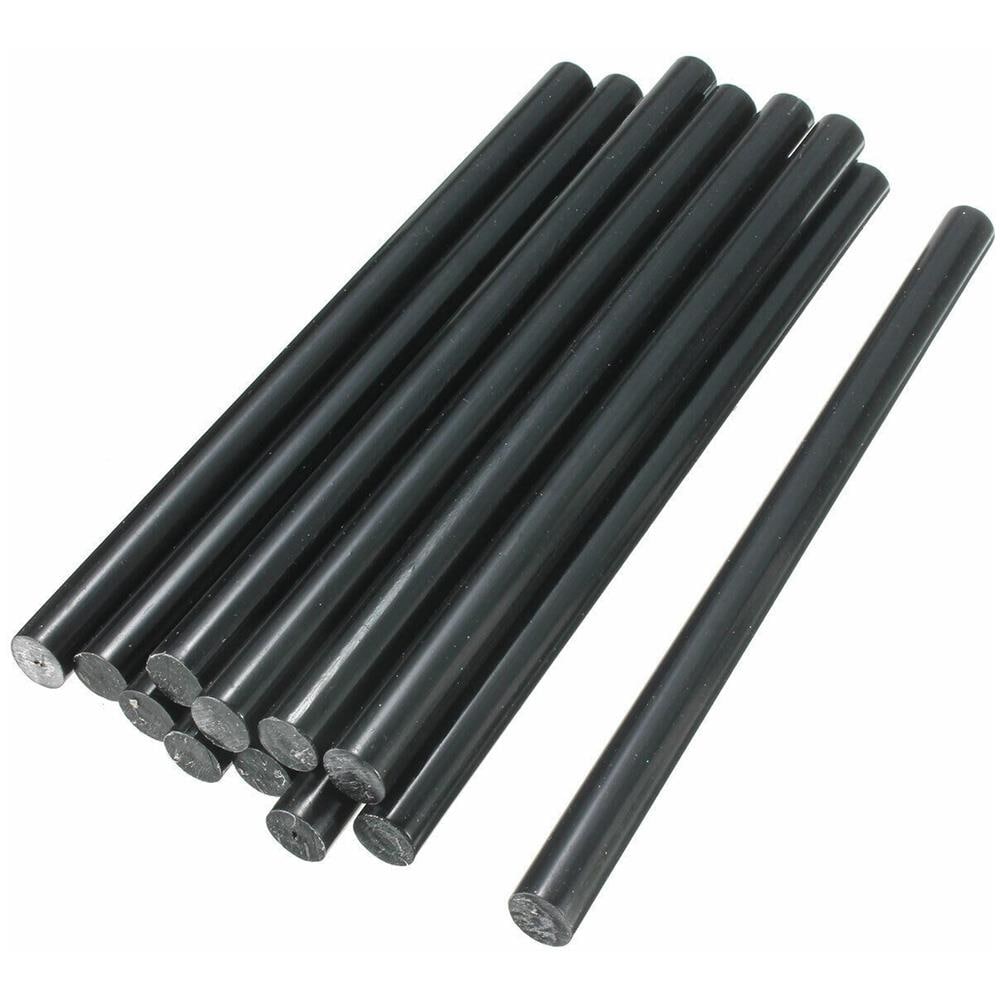 4 X Stick Per Pistola Colla A Caldo Nera 18cm Diametro 11mm Ricarica Nero - Foto 1