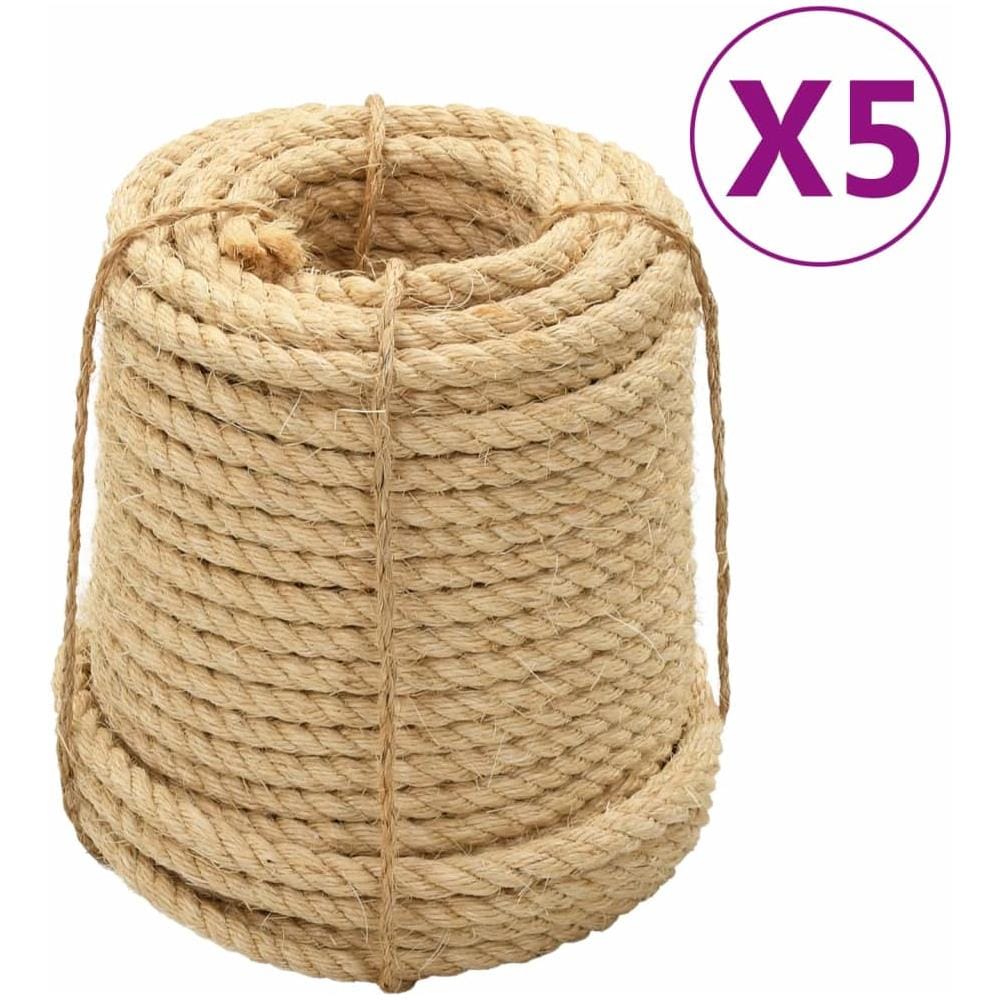 Corde in Sisal 5 pz 14 mm 100 m - Foto 1