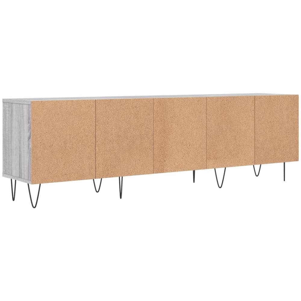 Mobile Porta Tv Grigio Sonoma 150x30x44,5 Cm Legno Multistrato - Foto 7