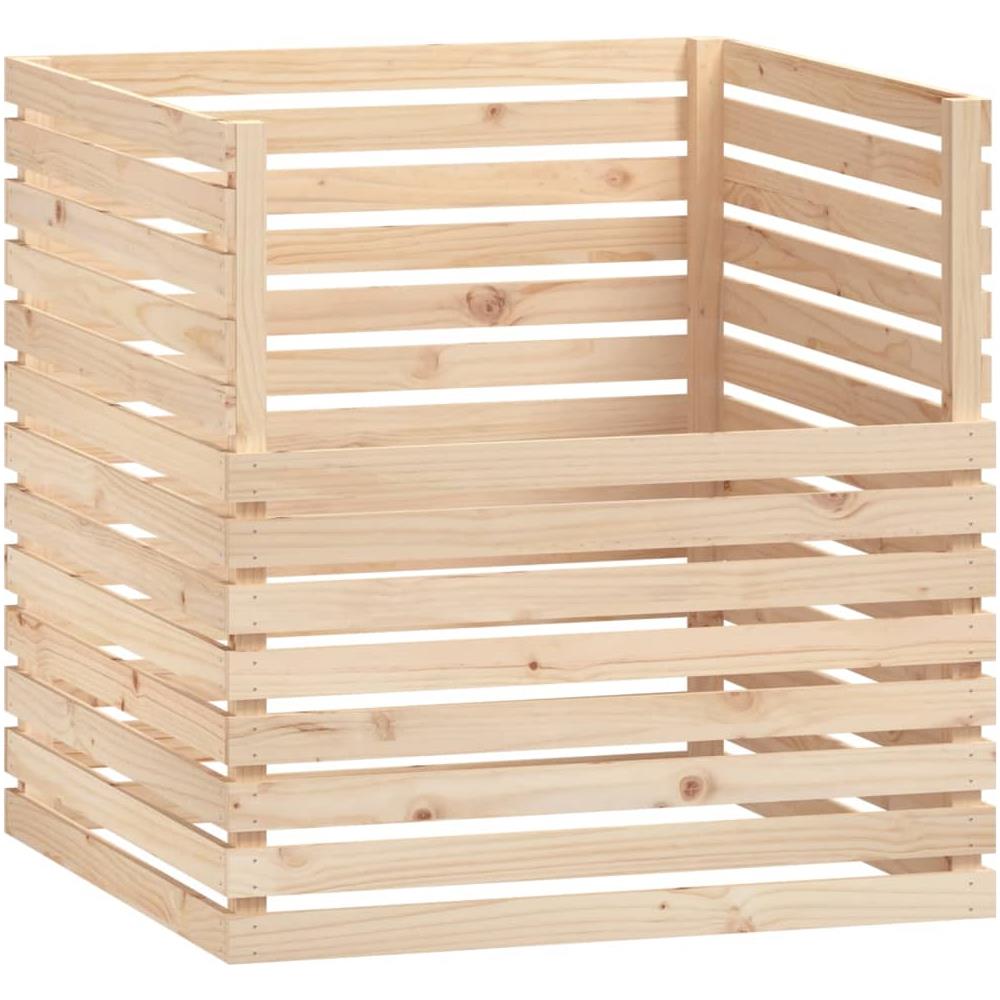 Compostiera 100x100x102 Cm In Legno Massello Di Pino - Foto 2