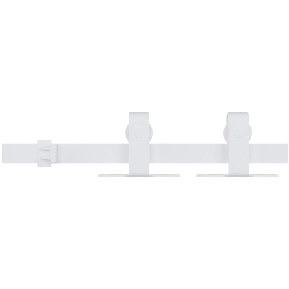 Kit Mini Anta Scorrevole In Acciaio Al Carbonio Bianco 200 Cm - Foto 3