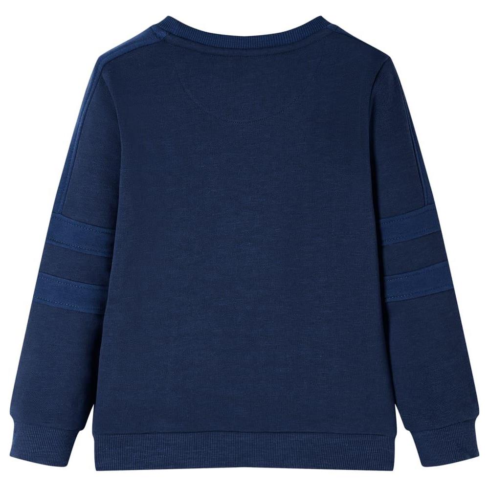 Felpa per Bambini Blu Marino Mélange 104 - Foto 2