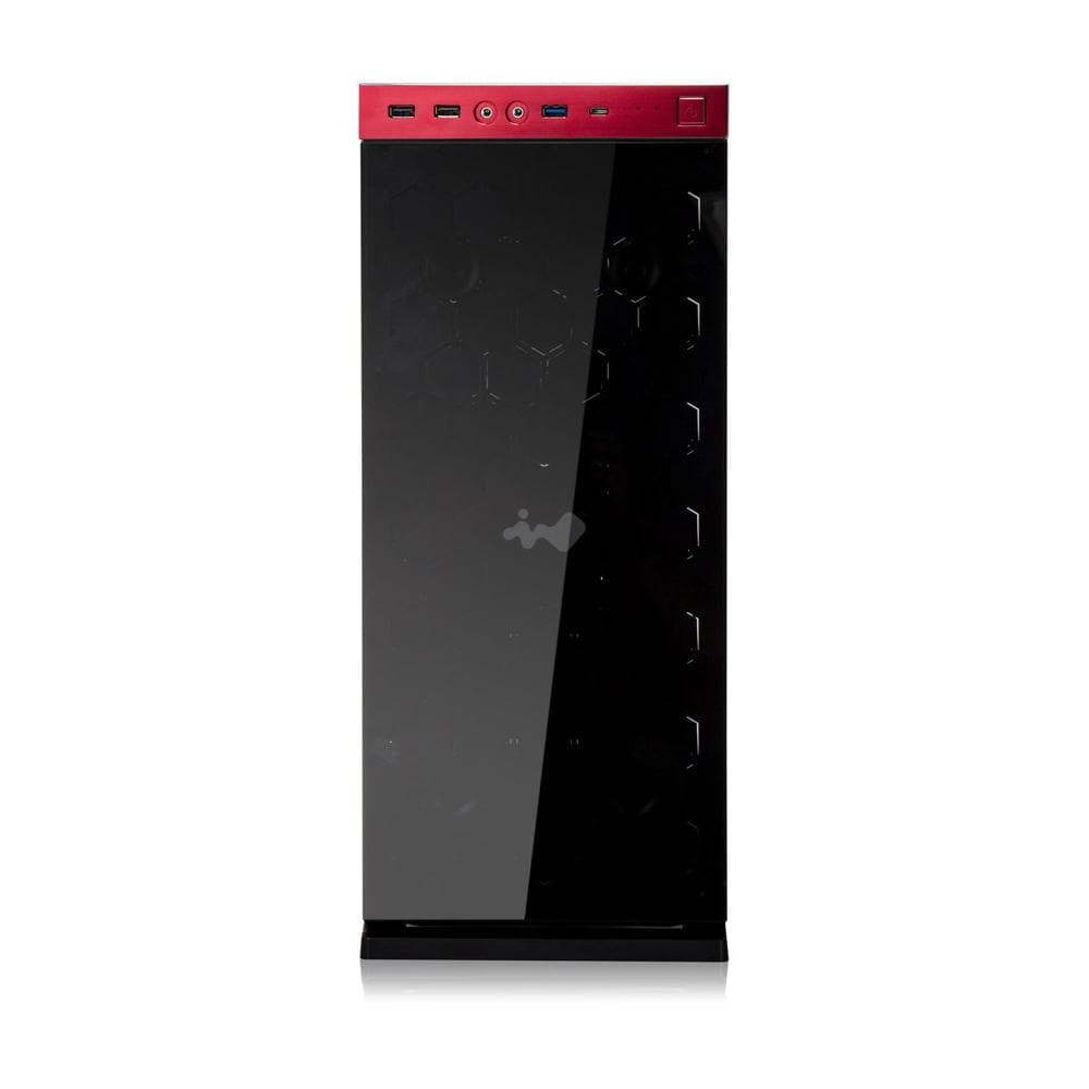 Case 805 Design Middle Tower ATX, Micro-ATX Colore Rosso Finestrato - Foto 2