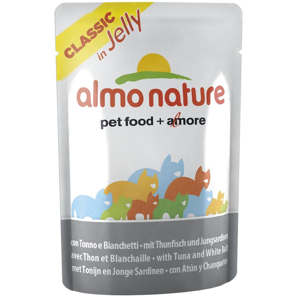 Classic Jelly Gatto - Busta 55 G Con Tonno E Acciughine - Foto 1
