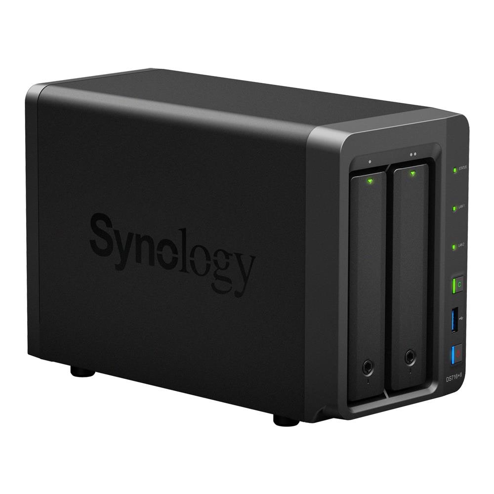 NAS DiskStation DS718+ 2 Slot 2.5" / 3.5" Sata III / 2x Gigabit Ethernet / 3x USB 3.0 / 1x eSATA - Foto 1