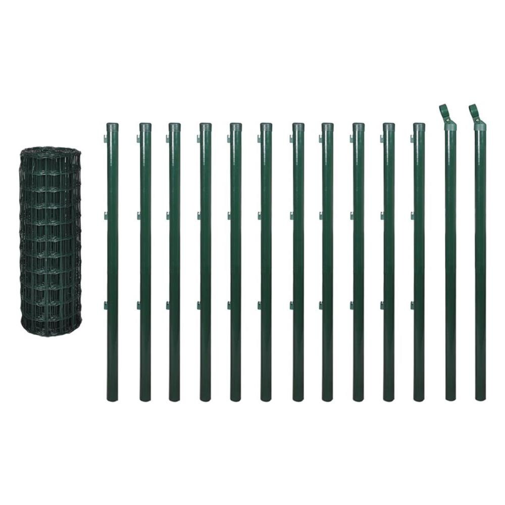Set Recinzione Euro 25x1,2 M Acciaio Verde - Foto 2