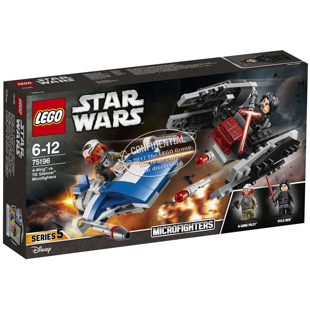 75196 A-Wing contro Microfighter TIE Silencer - Foto 1