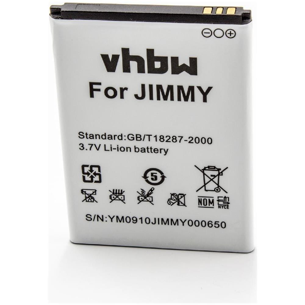 Li-ion Batteria 1400mah (3.7v) Per Cellulari E Smartphone Wiko Jimmy Sostituisce S4300ae. - Foto 1