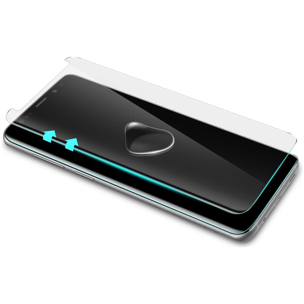 Pellicola Galaxy S8 Plus Vetro Temperato Ricurvo + Kit Led + Liquido Adesivo - Foto 6