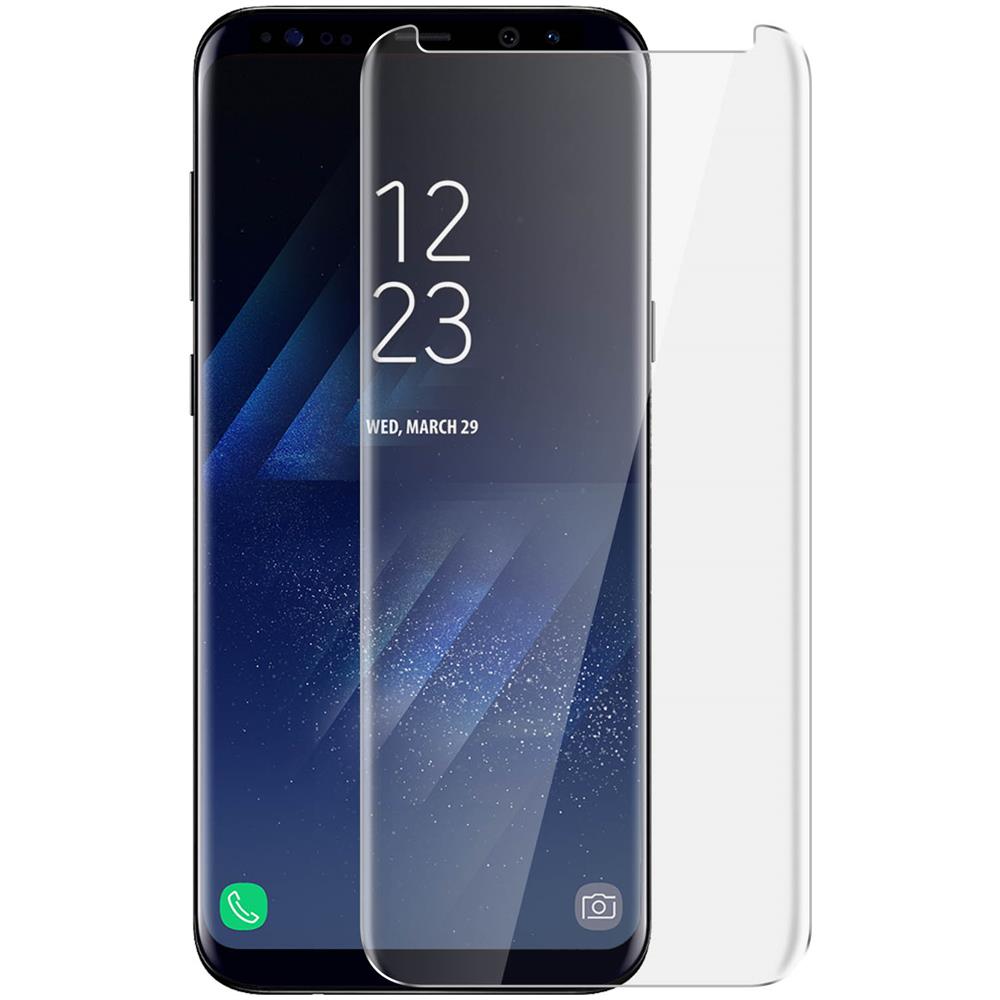 Pellicola Galaxy S8 Plus Vetro Temperato Ricurvo + Kit Led + Liquido Adesivo - Foto 2