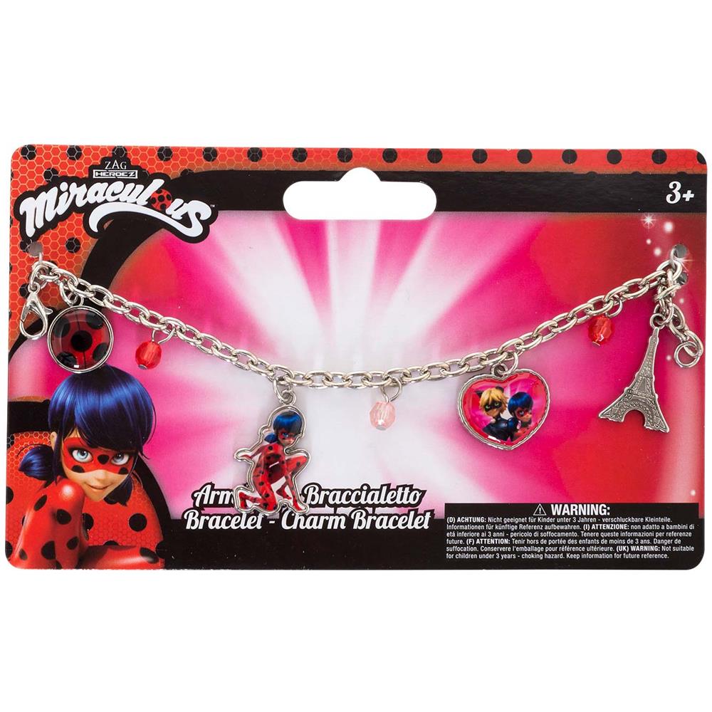 Miraculous - Bracciale In Metallo Con Ciondoli - Foto 1