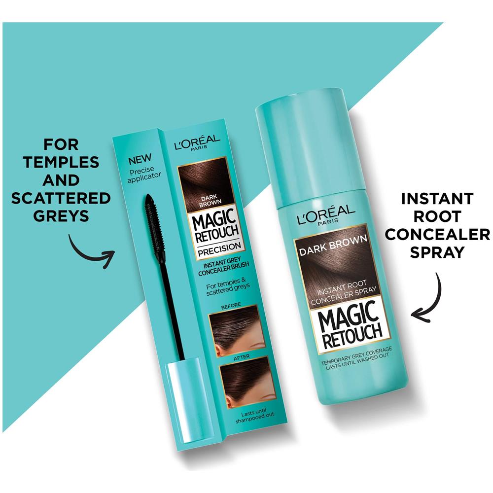 , Magic Retouch, Spray Ritocco Radici, 02 Dark Natural Brown, 75 Ml - Foto 2