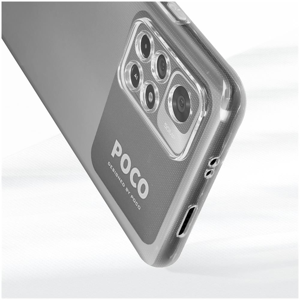 Cover Silicone Xiaomi Poco M4 Pro 5g + Vetro Temperato Bordo Nero - Foto 5