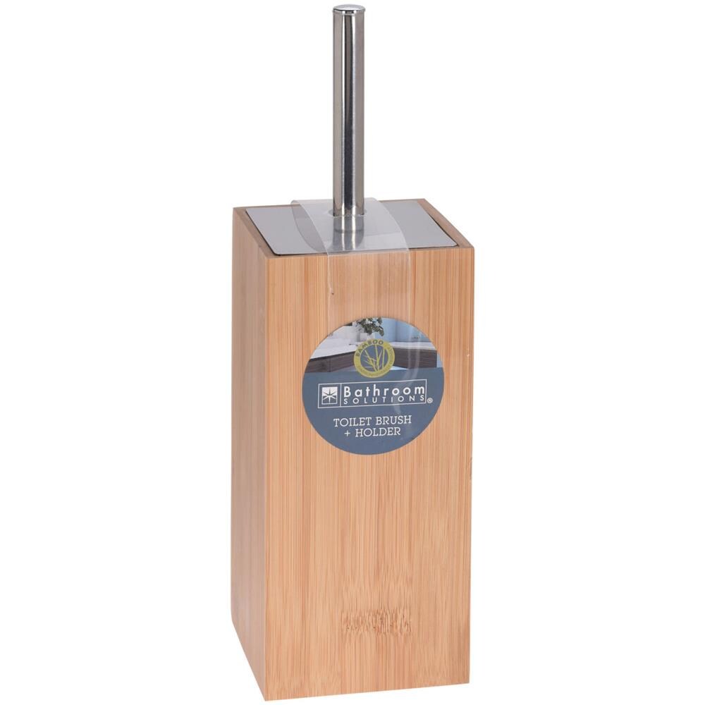 Spazzola Wc Con Supporto In Bambù - Foto 1