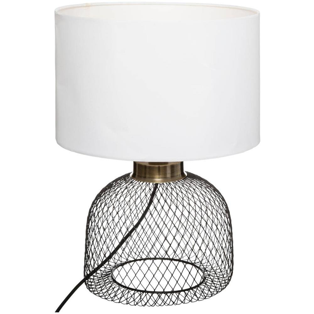 Lampada Da Tavolo Emie, Con Paralume Bianco - Foto 1