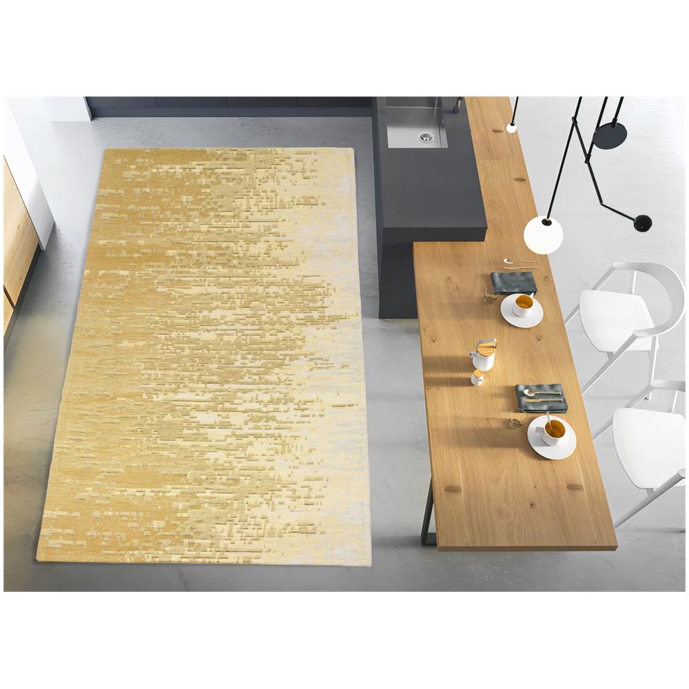 Tappeto Passatoia Cucina Corsia Retro Antiscivolo Disegno Tamigi Colore Oro By Suardi 55x280 Oro - Foto 1