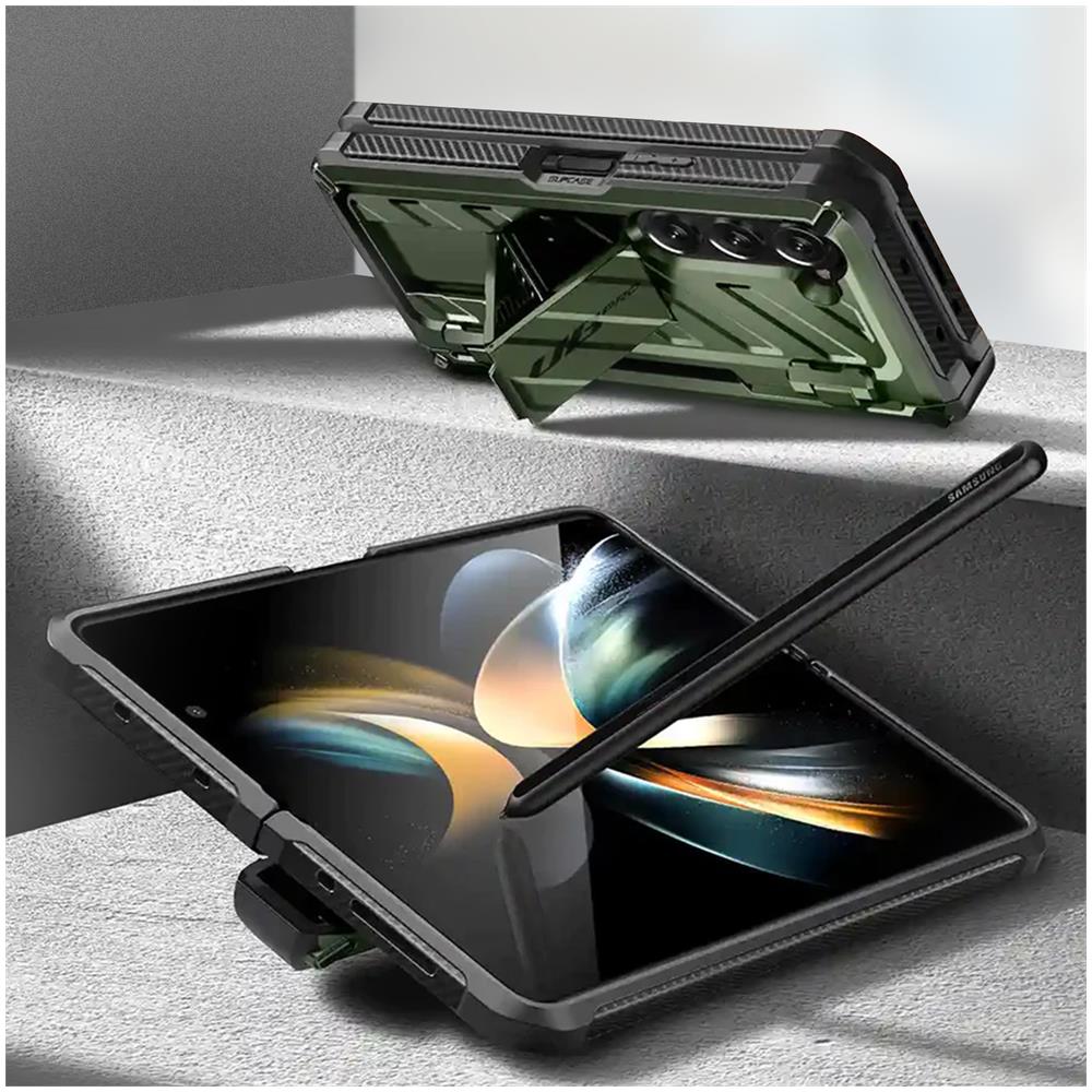 Cover Per Samsung Galaxy Z Fold5 Multistrato Unicorn Beetle Pro Verde - Foto 5