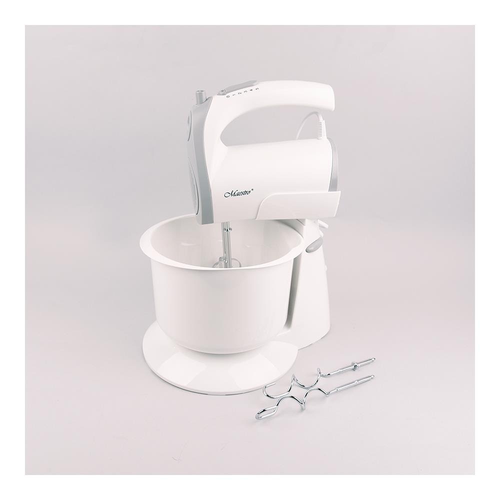 MR555NEW sbattitore Sbattitore con base 400 W Grigio, Bianco - Foto 1
