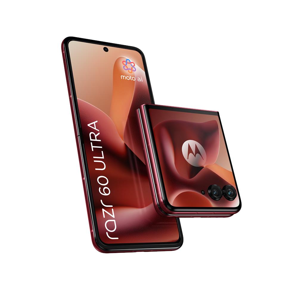 Moto Razr 60 Ultra 5G AI 512GB 16GB Ram Display 6.96" / 4" pOLED Main Camera 50MP NanoSIM+eSIM USB Type C Android 15 Snapdragon 8 Elite 4700mAh Pantone Rio Red - Foto 2