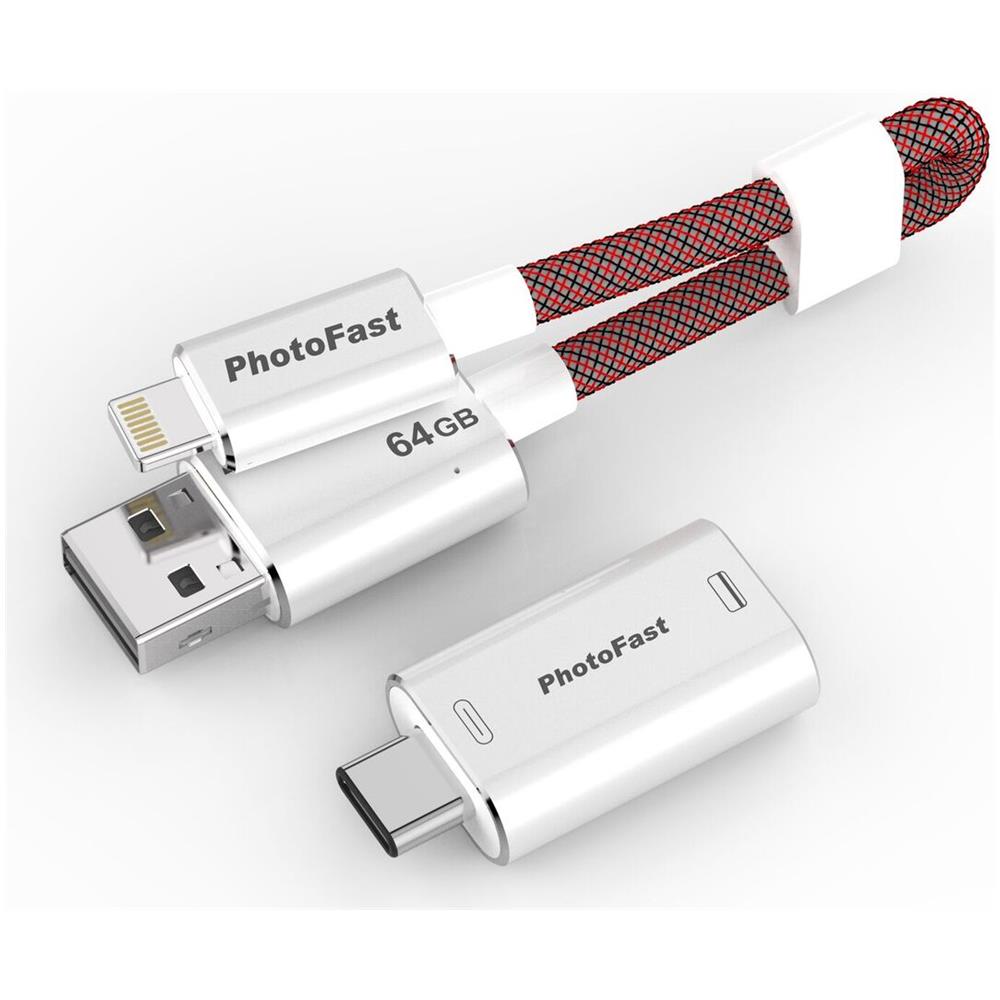 MemoriesCable 64 GB Gen3 Rosso Adattatore USB A / USB C - Foto 1