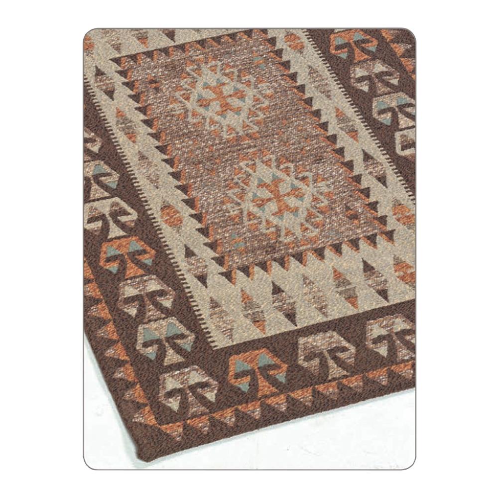 Tappeto Da Camera E Salotto Disegno Kilim 65x110 cm(Set 2 tappeti) Marrone - Foto 1