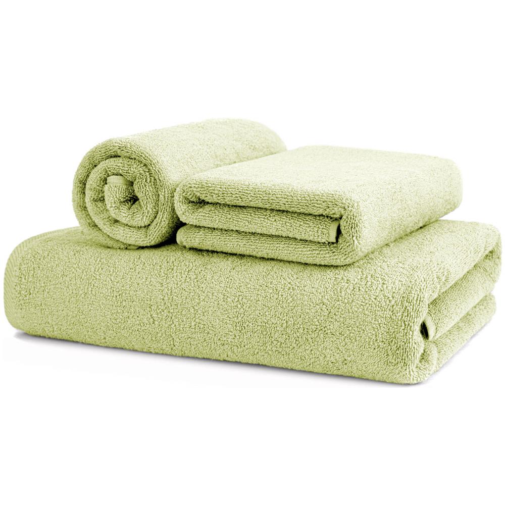 Asciugamani Salvietta Bagno In Morbida Spugna Modello Sophie Colore Verde Salvia Telo Salvia - Foto 10