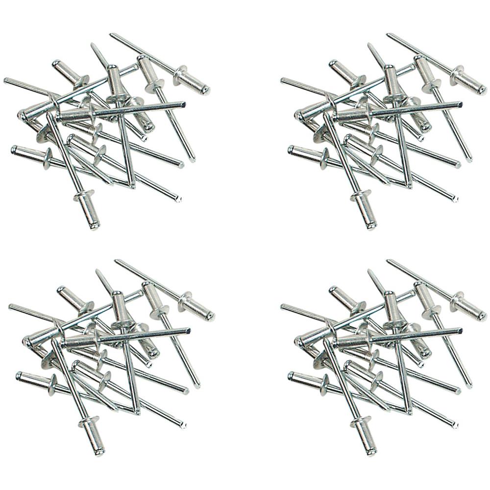 Assortimento Da 600 Pezzi: Rivetti Ciechi Misti Contenuto 600 Kit 2f. Consegna Ø 2,4 Mm 150 - Foto 2