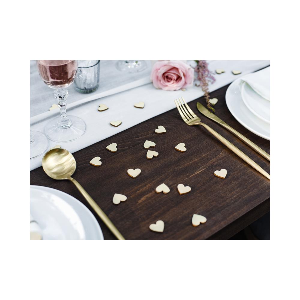 Partydeco - 50 Coriandoli In Legno Cuori 2x2 Cm - Foto 3