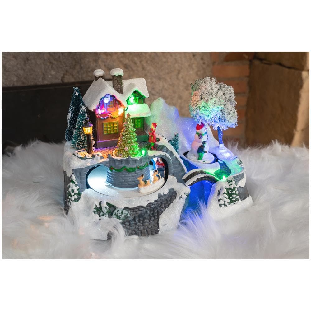 Jja - Villaggio Di Natale Luminoso Con Casetta - Foto 3