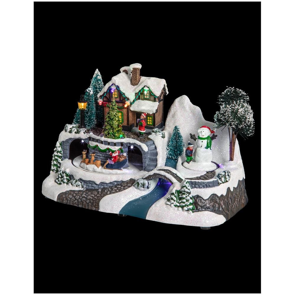 Jja - Villaggio Di Natale Luminoso Con Casetta - Foto 2