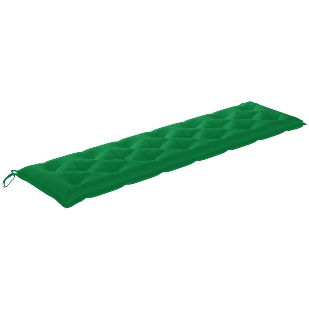 Cuscini per Panca 2 pz Verdi 200x50x7 cm in Tessuto Oxford - Foto 2
