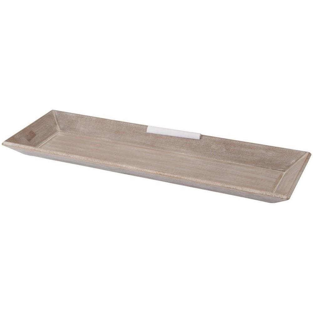 Vassoio In Legno 60x20cm Grigio - Foto 1