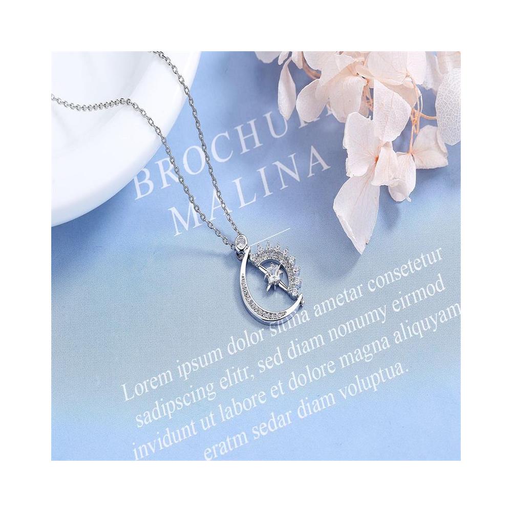 Collana Con Pendente Sole E Luna Silver - Foto 2