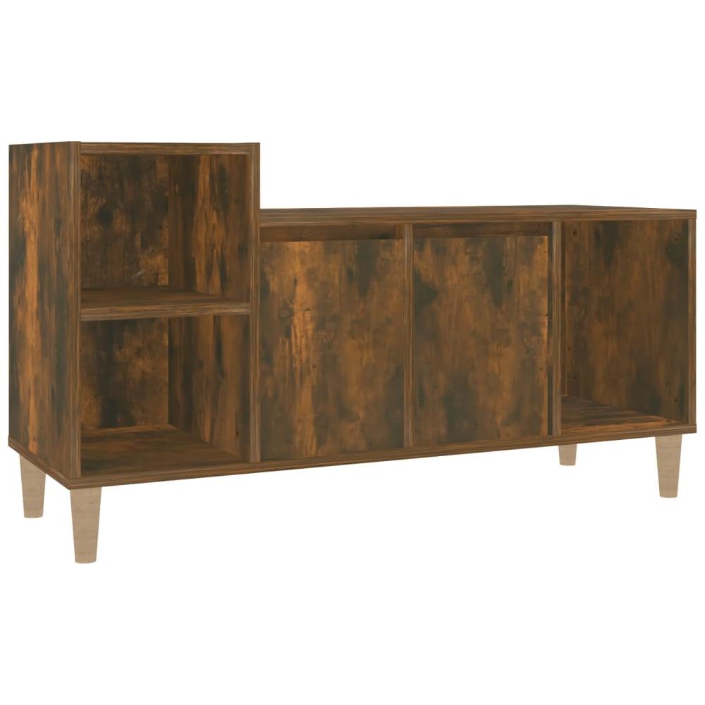 Mobile Tv Rovere Fumo 100x35x55 Cm In Legno Multistrato - Foto 2