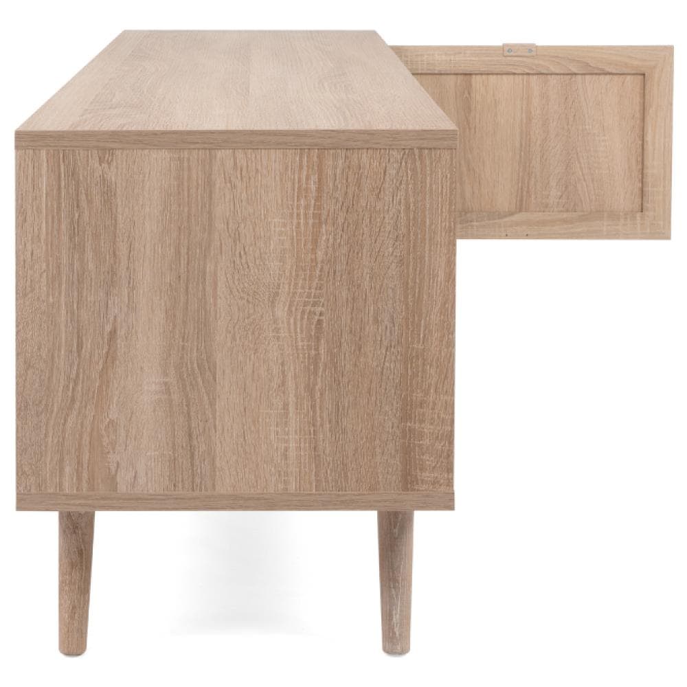 Armadio Televisivo In Legno Con Armadi A Effetto Cannage Tivat - Foto 8