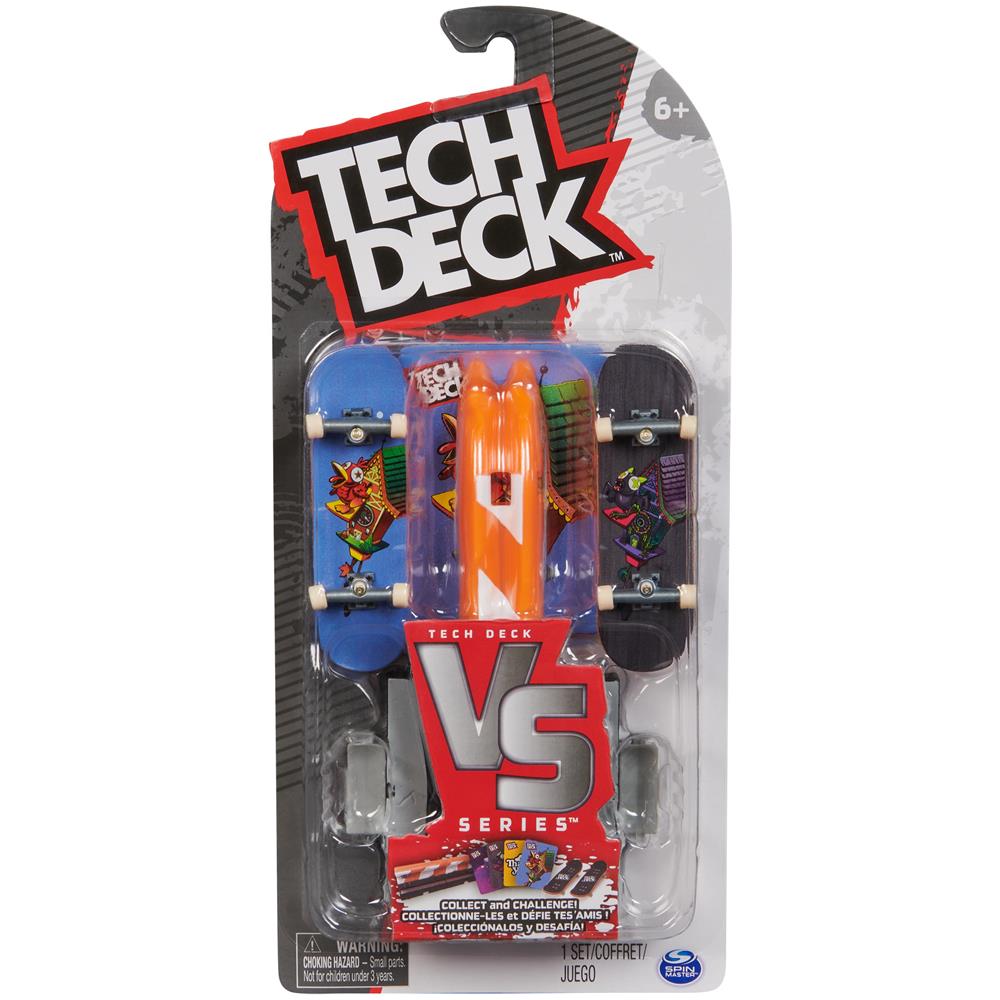 Tech Deck, Plan B Skateboards, Serie Versus, Confezione da 2 Fingerboard da Collezione e Set di Ostacoli, Miniskate, Giocattoli per Bambini, 6+ Anni (il Modello può Variare) - Foto 9