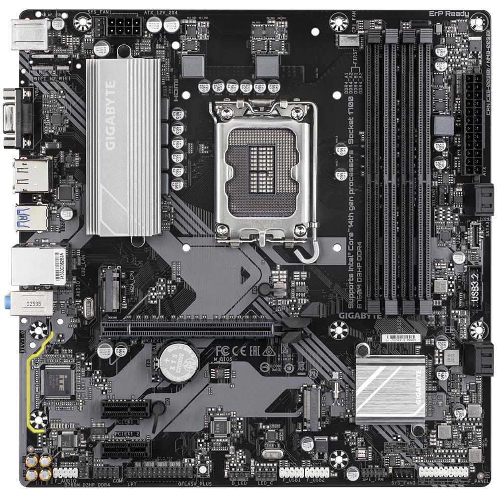 Scheda Madre B760M D3HP DDR4 Socket Intel LGA 1700 Chipset B760 Express - Foto 2