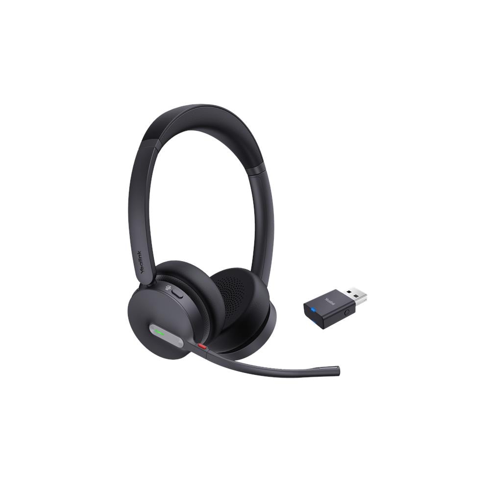 WH64 Hybrid Dual Teams Auricolare Wireless A Padiglione Ufficio Micro-USB Bluetooth Nero - Foto 1