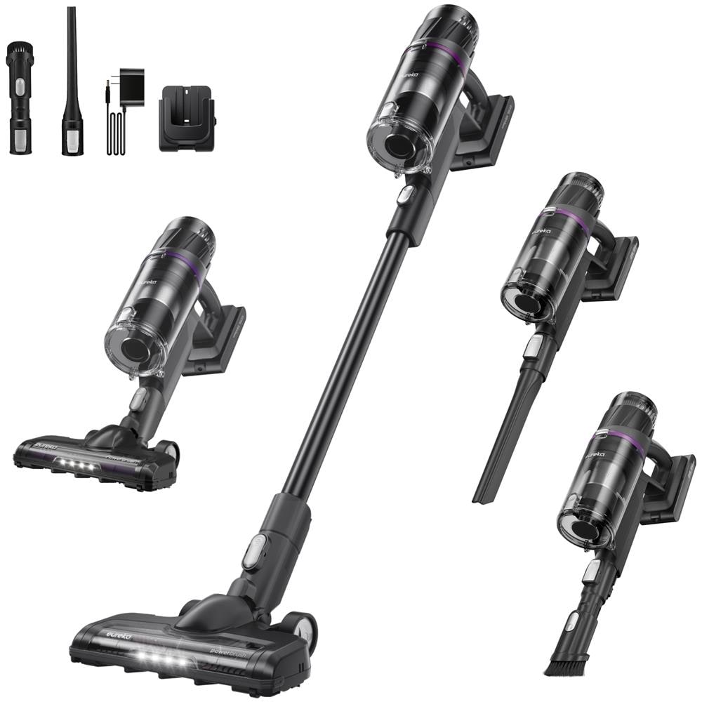 NEC 520 Scopa Elettrica Aspirapolvere 3-in-1 Batteria Secco Senza Sacchetto 200 W Nero, Viola - Foto 1