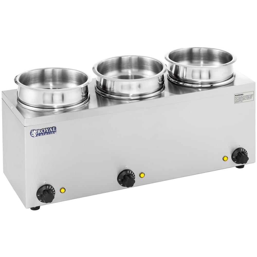 Stazione Elettrica Per Zuppe - 3 X 2,75 Litri - 450 W - Foto 2