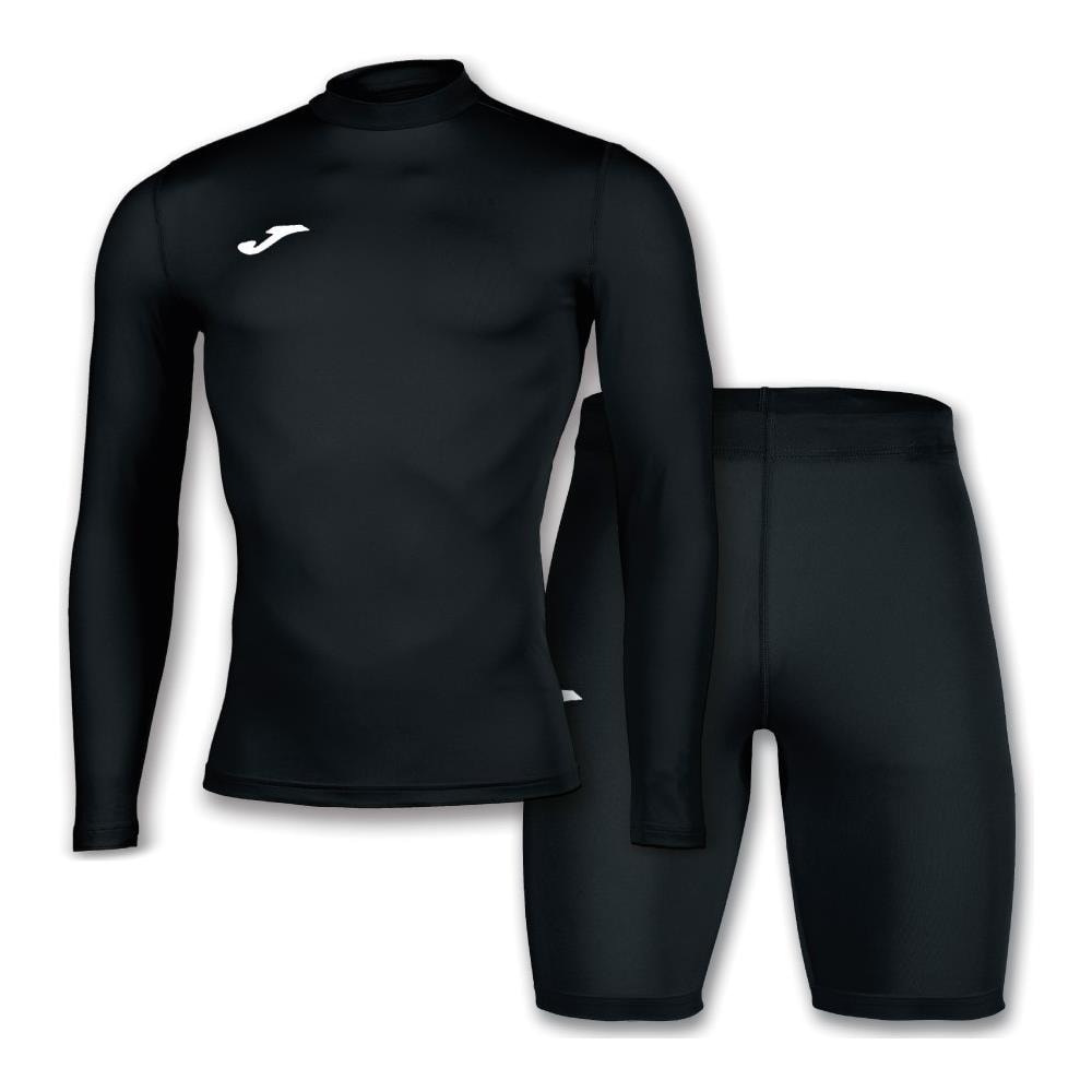 Combo Intimo Joma Maglia Termica+ Scaldamuscoli Nero - Taglia: Unica - Colore: Nero - Foto 1