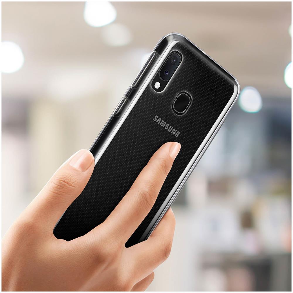 Cover Samsung Galaxy A20e Protezione Silicone Morbido Antishock Trasparente - Foto 2