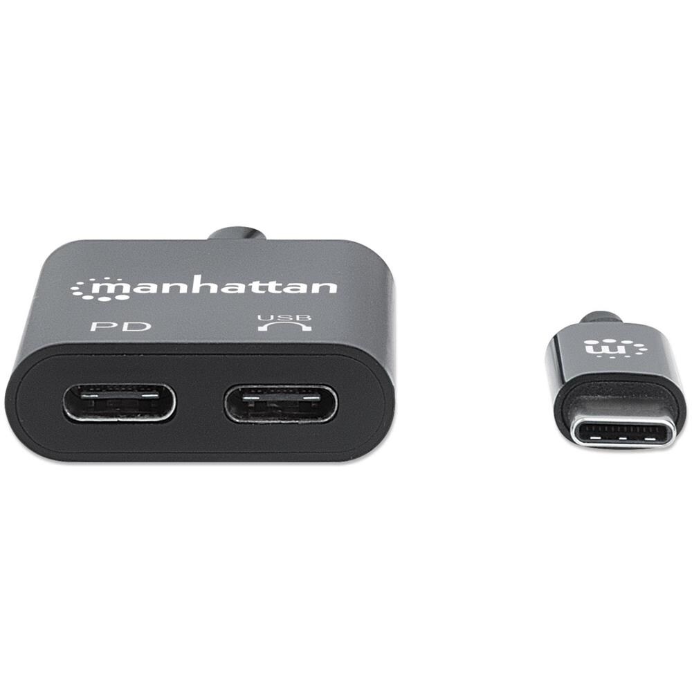 Adattatore Audio Usb-c Maschio 2x Usb-c Femmina - Foto 2