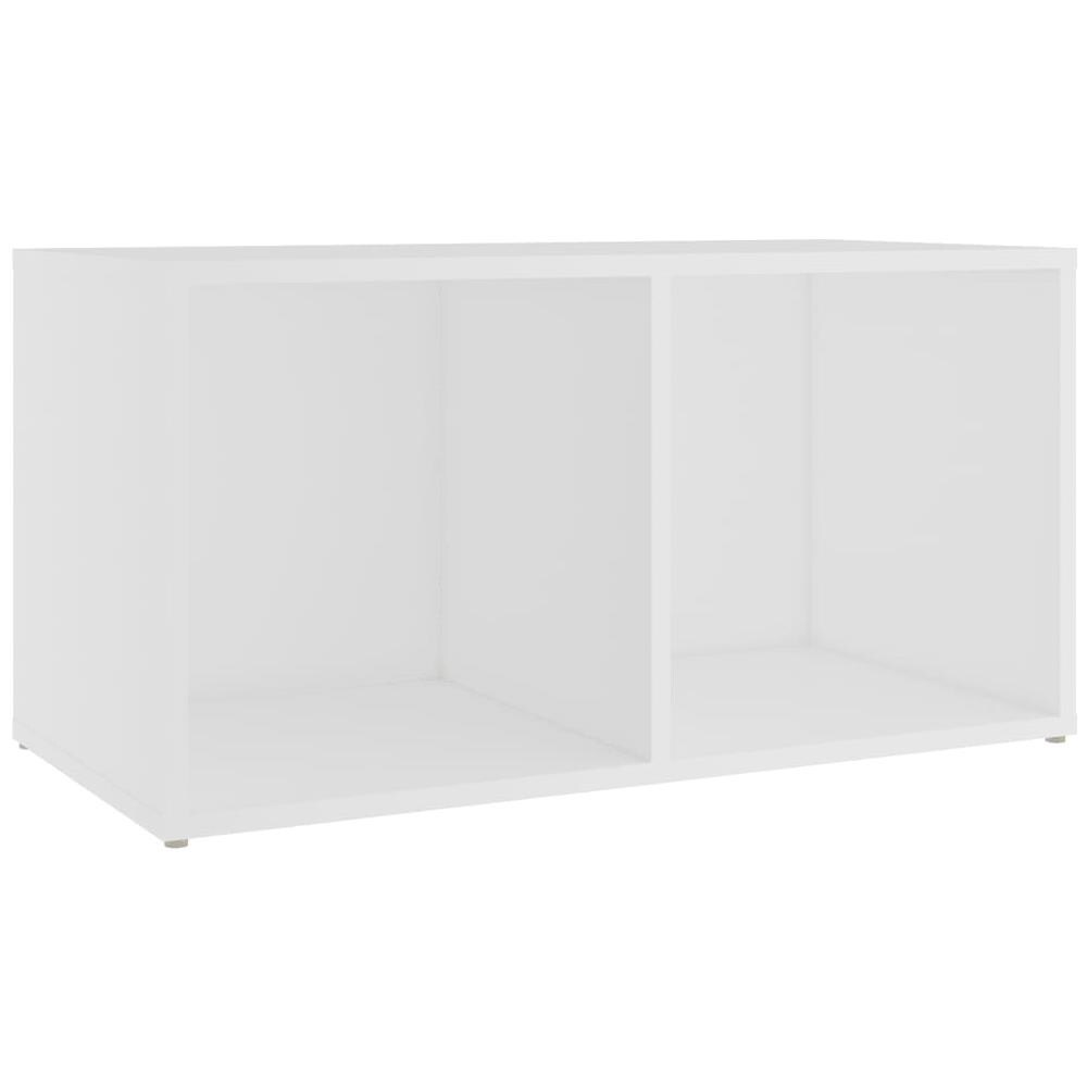 Mobile Porta TV Bianco 72x35x36,5 cm in Legno Multistrato - Foto 2